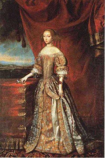 unknow artist Portrait of Charlotte Amalie von Hessen-Kassel china oil painting image
